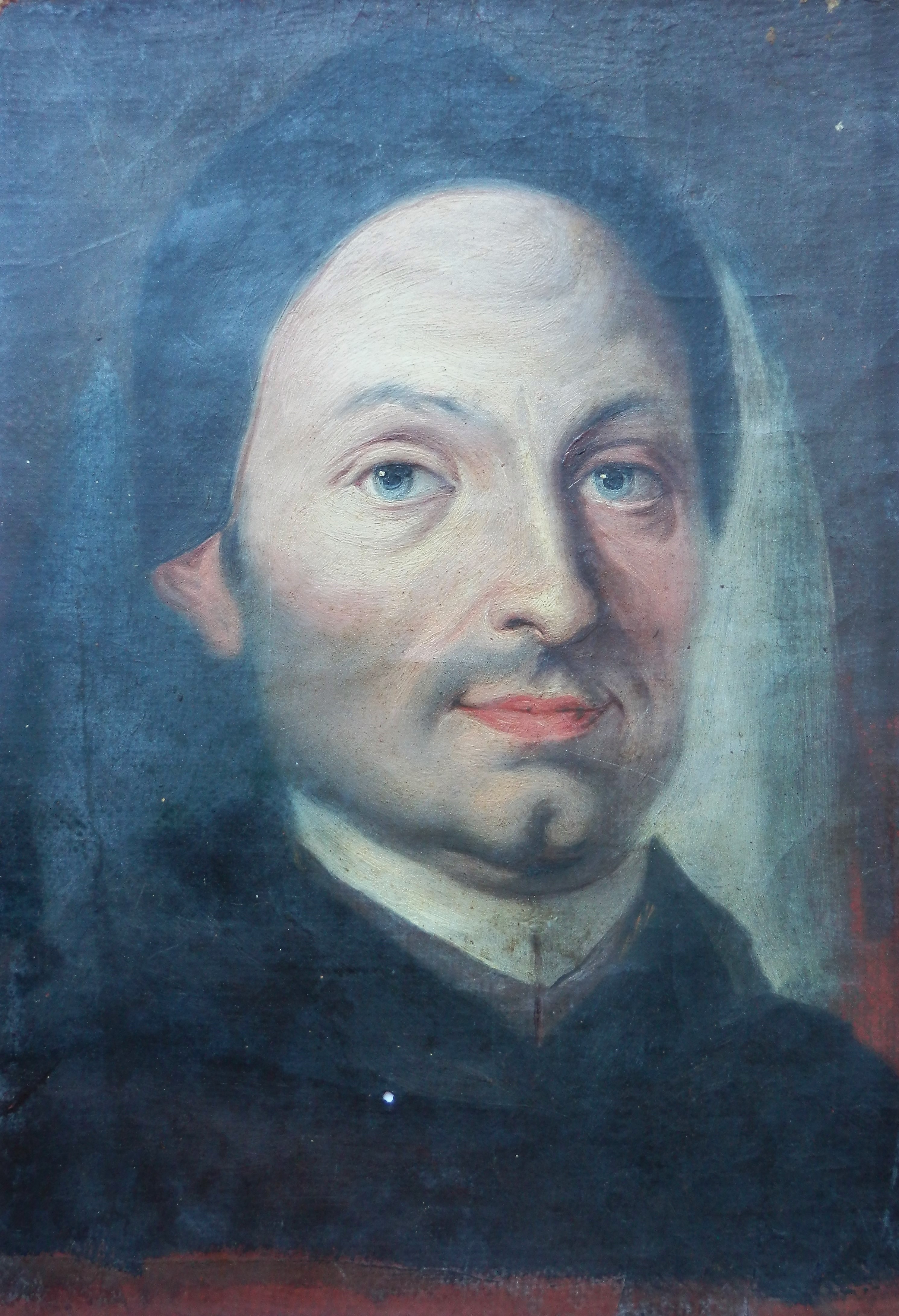 Unbekannter Maler, Porträt eines Geistlichen (Zisterziensers), 18. Jahrhundert, Öl auf Leinwand, Inv.-Nr. 1205. Foto: Dr. Helmuth Oehler, Innsbruck.